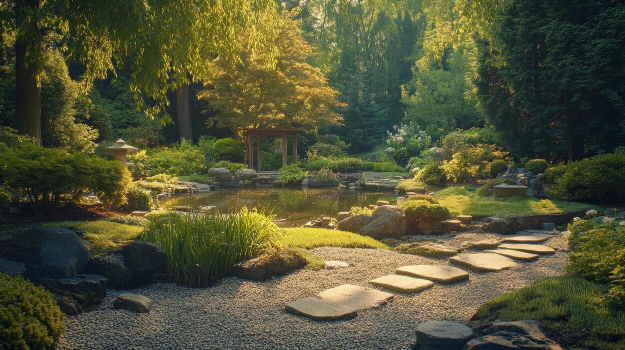 A finished garden project